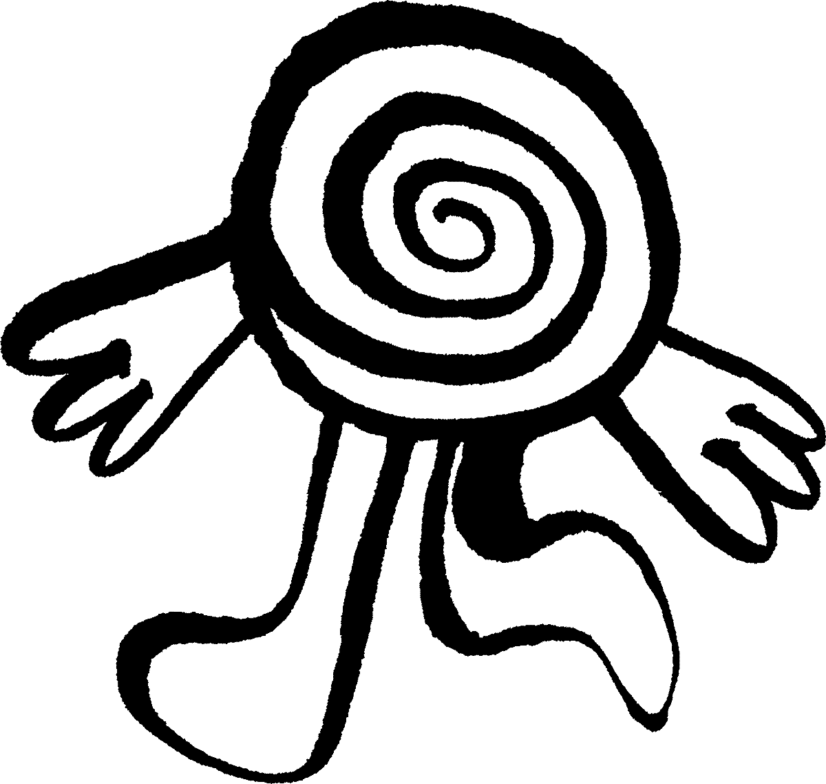 A walking spiral